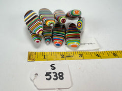 Sobral - Pop Art "Pipe" Elasticated Resin Bracelet ( 005424 )