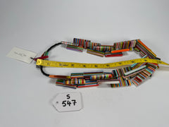 Sobral - Pop Art "Neoconcretismo" Resin Necklace ( 003885 )