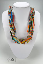 Sobral - Pop Art "Neoconcretismo" Resin Necklace ( 003885 )