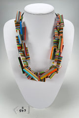 Sobral - Pop Art "Neoconcretismo" Resin Necklace ( 003885 )