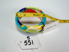 Sobral - Multi-Colour "PB24" Solid Resin Bangle ( 003813 )
