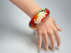 Sobral - Multi-Colour "PB24" Solid Resin Bangle ( 003813 )