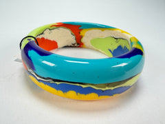 Sobral - Multi-Colour "PB24" Solid Resin Bangle ( 003813 )