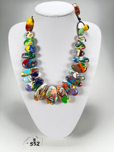 Sobral - Multi-Colour "Monica Efeitos" Pollock Resin Necklace ( 005412 )