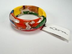 Sobral - Multi-Colour "PB24" Solid Resin Bangle ( 003813 )