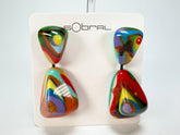 Sobral - Multi-Colour "Anton" Resin Earrings ( 003611 )
