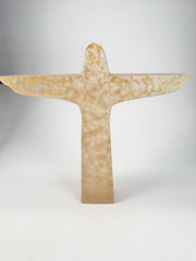 Sobral - Landmark "Cristo" Metalique Cristal & Gold Extra Large 28cm Statue Ornament ( 004015 )