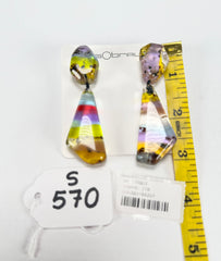 Sobral - Sobralita "Itaqui" Resin Earrings ( 005383 )