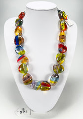 Sobral - Sobralita "Studio Pebbles" Resin Necklace ( 005224 )