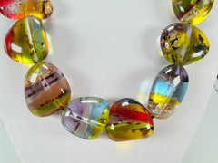 Sobral - Sobralita "Studio Pebbles" Resin Necklace ( 005224 )