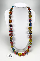 Sobral - Sobralita "Studio Long Pebbles" Resin Necklace ( 000000 )