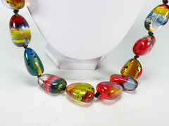 Sobral - Sobralita "Studio Long Pebbles" Resin Necklace ( 000000 )