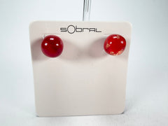 Sobral - Planets "Orbitalis" Marte Resin Earrings ( 005456 )