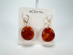 Sobral - Honey "Monica" Resin Earrings ( 005495 )