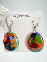 Sobral - Multi-Colour "Inusitado" K Resin Earrings ( 004195 )