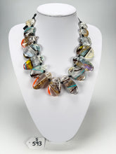 Sobral - Studio Creation "Monica" Crackle Effect Resin Necklace ( 000000 )