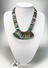 Sobral - Multi-Colour "Ticuna" Pollock Resin Necklace ( 004869 )