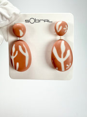 Sobral - Caruaru "Petrolina" Resin Earrings ( 005498 )