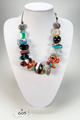 Sobral - Multi Bead "Studio Creation" Resin Necklace ( 000000 )