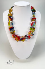 Sobral - Sobralita "Studio Pebbles" Resin Necklace ( 005224 )
