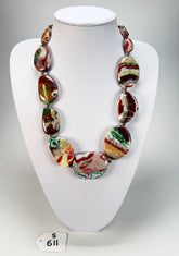 Sobral - Studio Creation "Costal" Riverstone Resin Necklace ( 000000 )