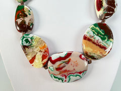 Sobral - Studio Creation "Costal" Riverstone Resin Necklace ( 000000 )
