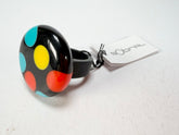 Sobral - Dots "Dots" Multi Colour Resin Ring ( 005354 ) - Size UK S / US 9