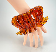 Sobral - Amber "Cogumelo" Studio Creation Elasticated Resin Bracelet ( 000000 )