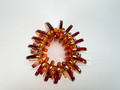 Sobral - Amber "Cogumelo" Studio Creation Elasticated Resin Bracelet ( 000000 )