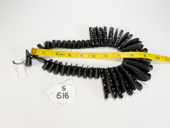 Sobral - Studio Creation "Ribera" Black Resin Necklace ( 000000 )