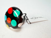 Sobral - Dots "Dots" Multi Colour Resin Ring ( 005354 ) - Size UK U / US 10