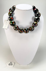 Sobral - Baru "Cluster" Studio Creation Resin Necklace ( 000000 )