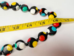 Sobral - Dots "Obsession" Multi Colour Resin Necklace ( 005359 )