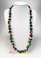 Sobral - Dots "Obsession" Multi Colour Resin Necklace ( 005359 )
