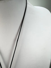 Sobral - Dots "Nº F" Black & White Pendant Resin Necklace ( 005357 )