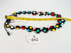 Sobral - Dots "Dots" Multi Colour Resin Necklace ( 005360 )