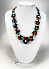 Sobral - Dots "Dots" Multi Colour Resin Necklace ( 005360 )