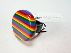 Sobral - Pop Pride "Retalhos" Resin Ring ( 004934 ) - Size UK S / US 9