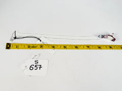 Sobral - Marianne "Eiffel Tower" Resin AG Sliver Necklace ( 005414 )