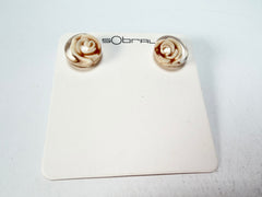 Sobral - Roses "Kalinda" Marfim Resin Earrings ( 003854 )