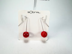 Sobral - Planets "Saturno" Marte Resin Earrings ( 005455 )
