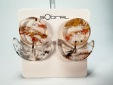 Sobral - Minas Gerais "Sombra" Resin Earrings ( 005036 )