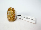 Sobral - Metalique "Super" Resin Ring ( 004337 ) - Size UK P / US 7.5