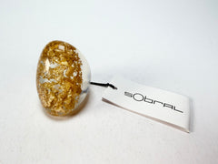 Sobral - Metalique "Super" Resin Ring ( 004337 ) - Size UK P / US 7.5