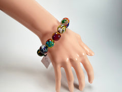 Sobral - Planets "Orbitalis" Pollock Elasticated Resin Bracelet ( 005454 )