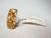 Sobral - Metalique "Sandra" Resin Ring ( 004769 ) - Size UK R / US 8.5