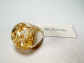Sobral - Metalique "Apolo" Resin Ring ( 002836 ) - Size UK R / US 9