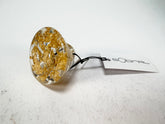 Sobral - Metalique "Cone" Resin Ring ( 000000 ) - Size UK J / US 5