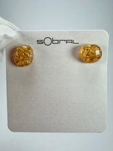 Sobral - Metalique "Xenia" Resin Earrings ( 004447 )