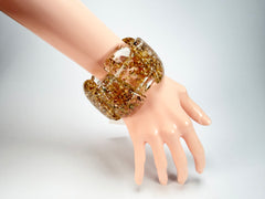 Sobral - Metalique "Rimla" Darker Tones Elasticated Bracelet ( 004498 )